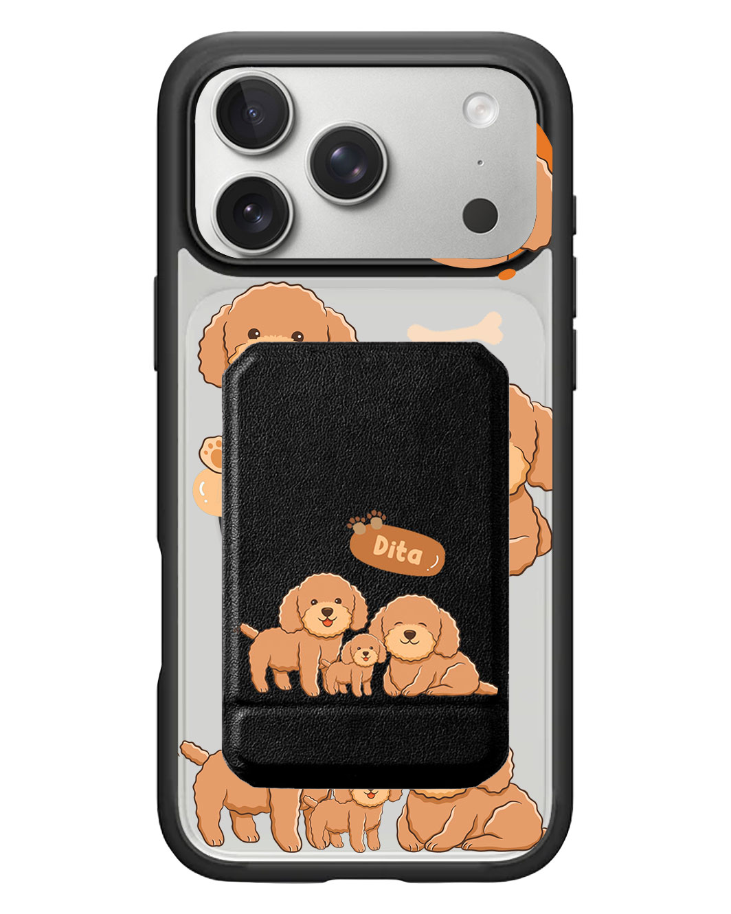 iPhone Magnetic Multifold Wallet - Poodle Squad 4.0