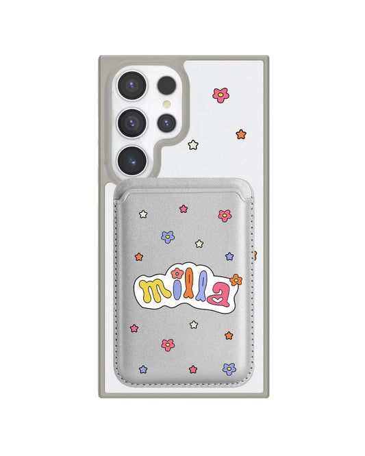 Android Magnetic Wallet Case - Adorable monogram 5.0
