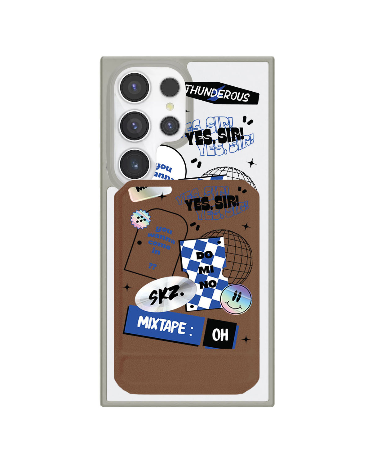 Android Magnetic Multifold Wallet - Stray Kids Sticker Pack