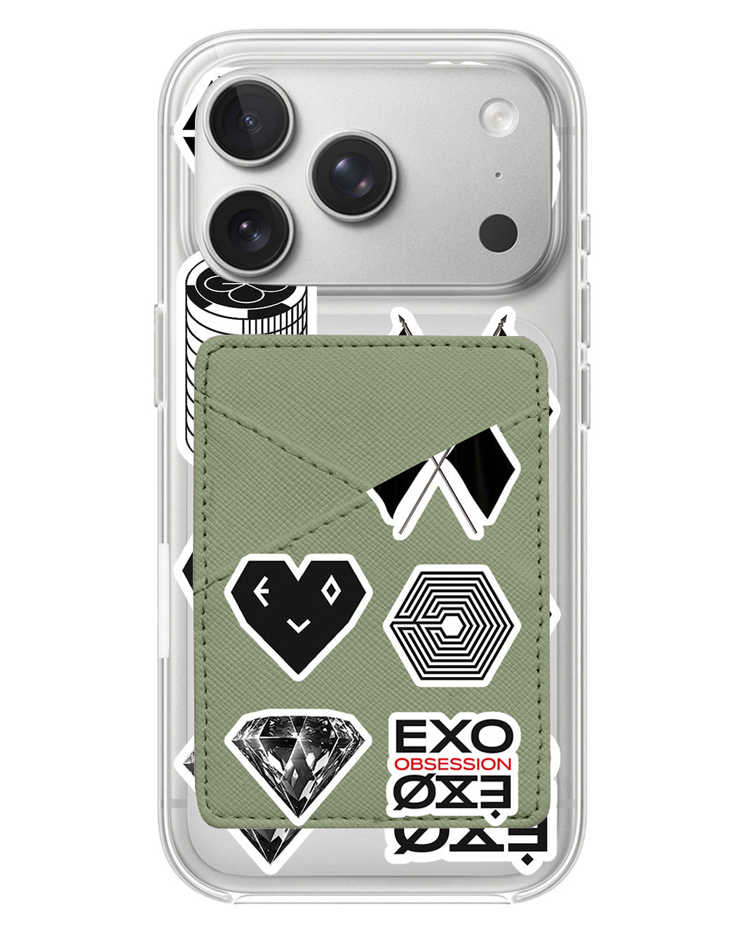 iPhone Phone Wallet Case - EXO Sticker Pack