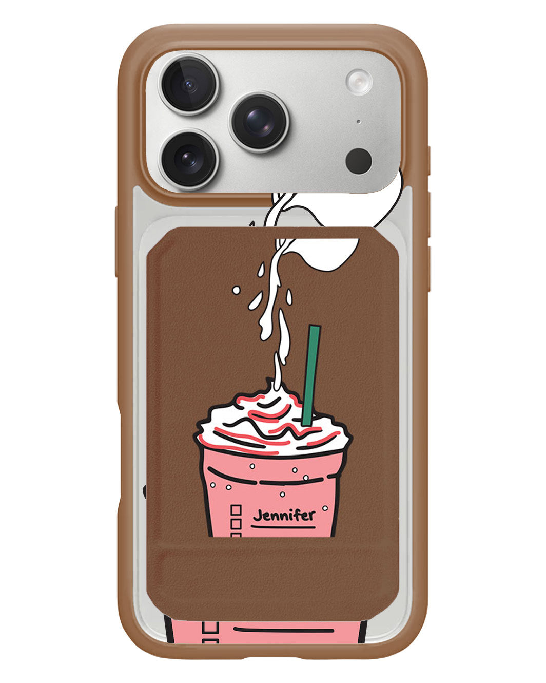 iPhone Magnetic Multifold Wallet - Frappe Rasberry