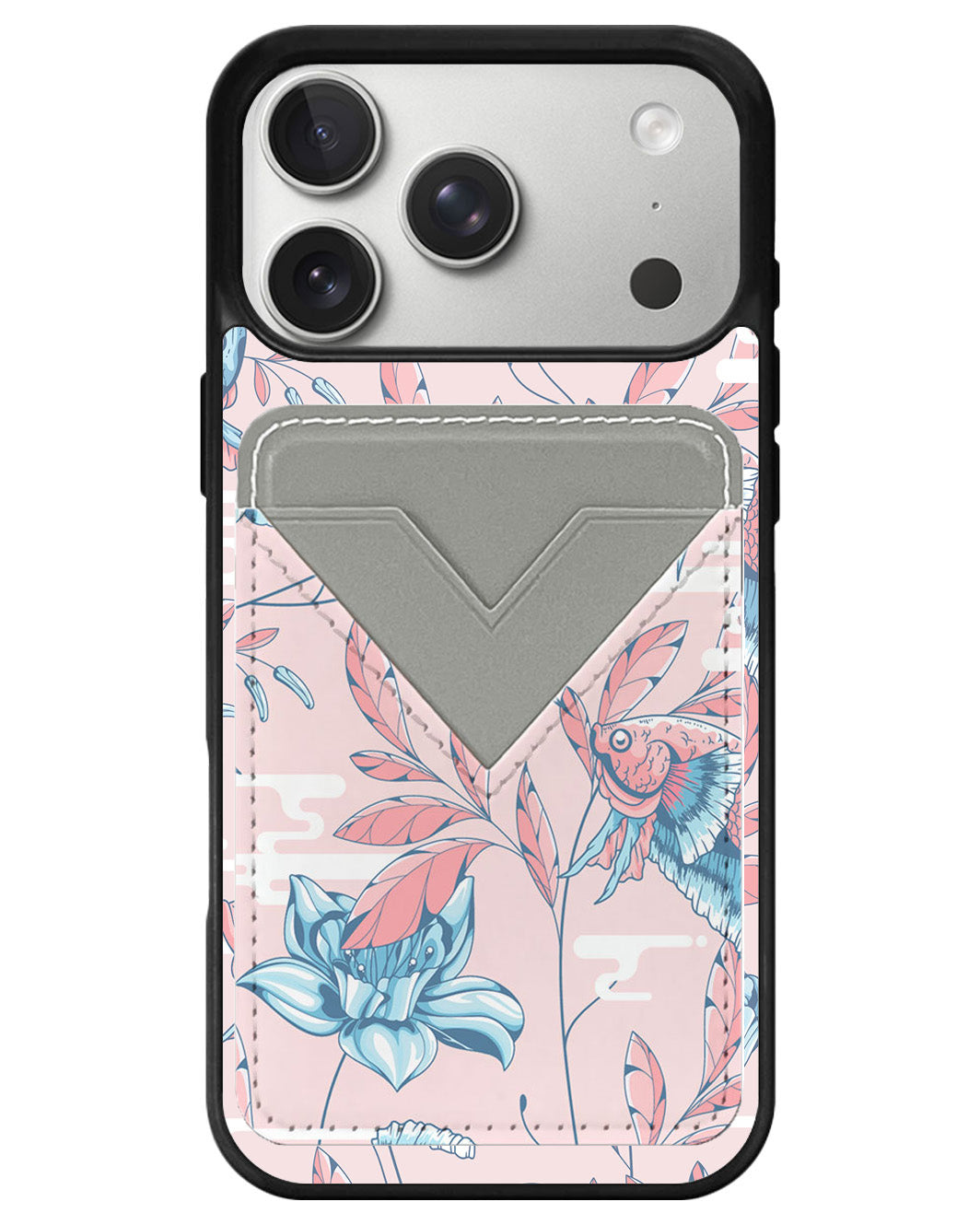 iPhone Avant Wallet Case - Fish & Floral 3.0