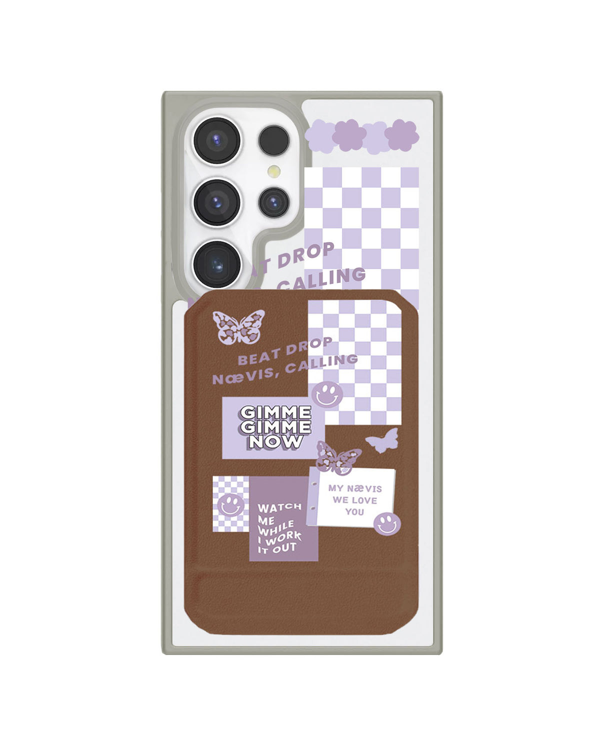 Android Magnetic Multifold Wallet - Aespa Sticker Pack