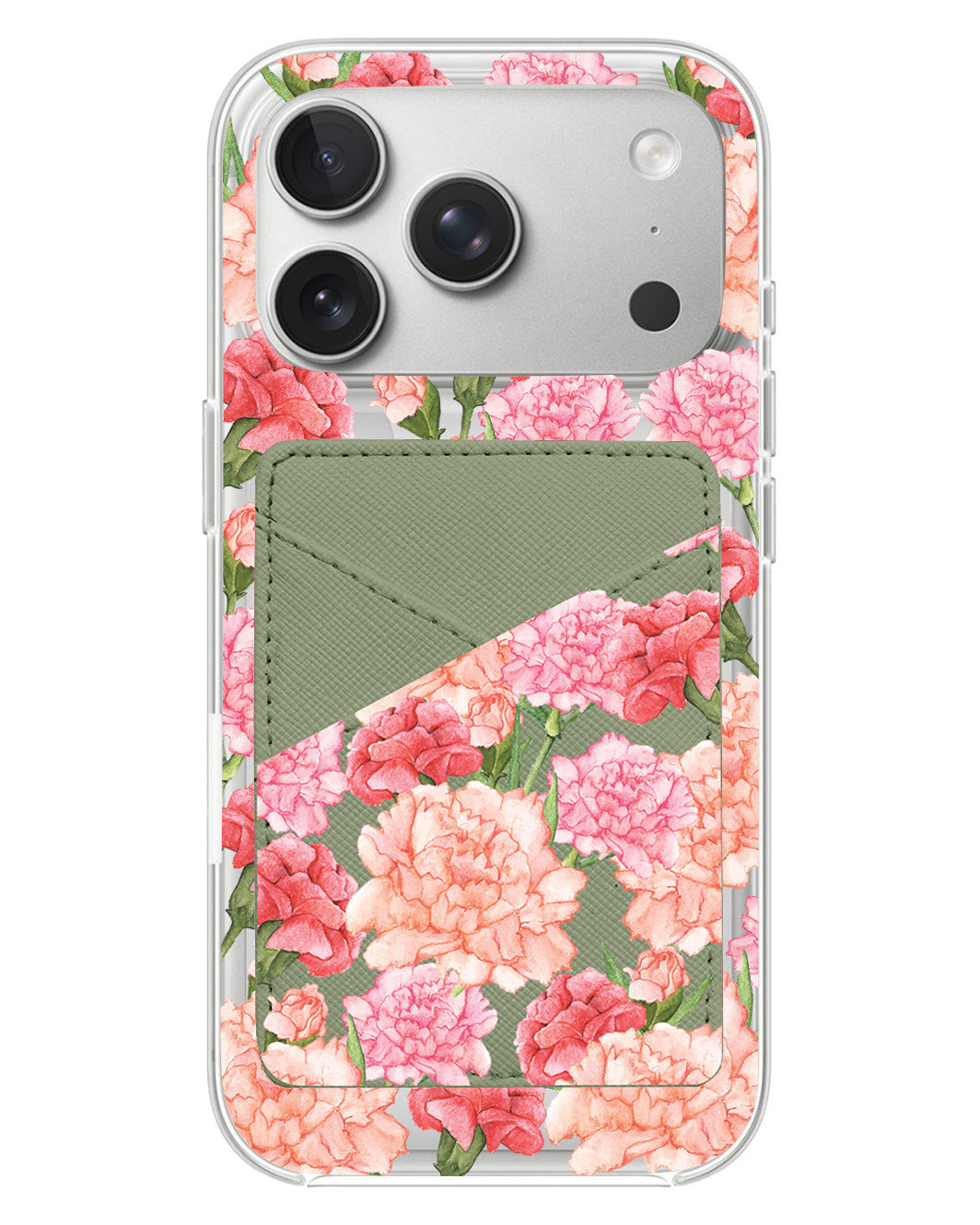 iPhone Phone Wallet Case - January Carnation