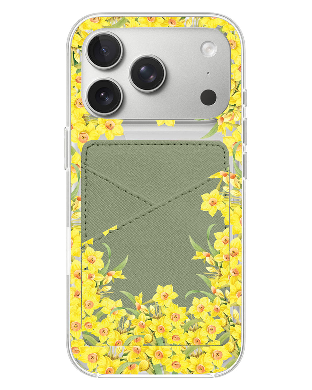 iPhone Phone Wallet Case - March Daffodil