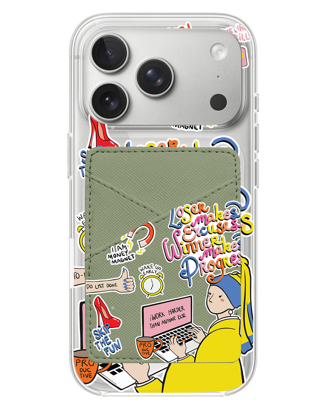 iPhone Phone Wallet Case - Ambitch