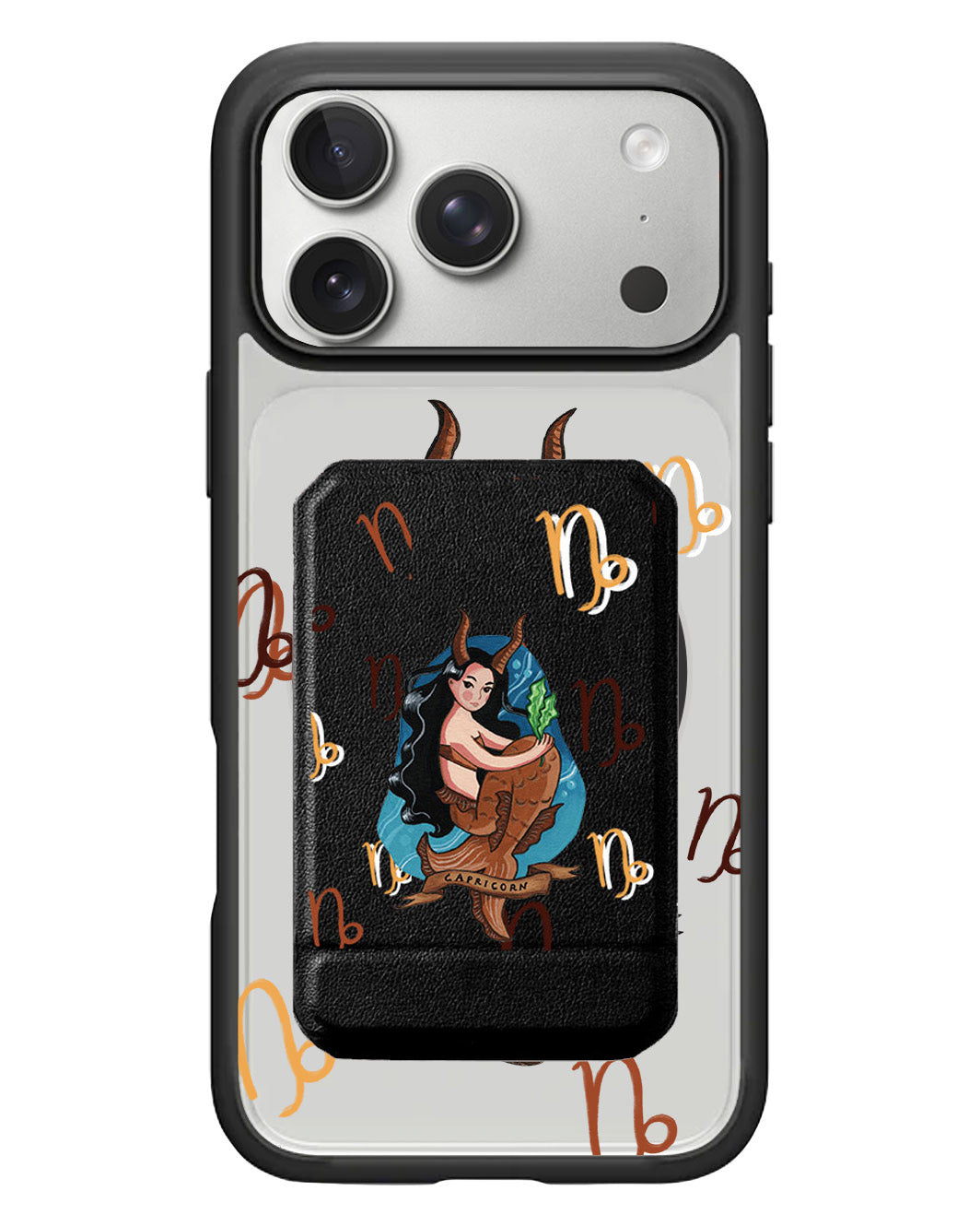 iPhone Magnetic Multifold Wallet - Capricorn