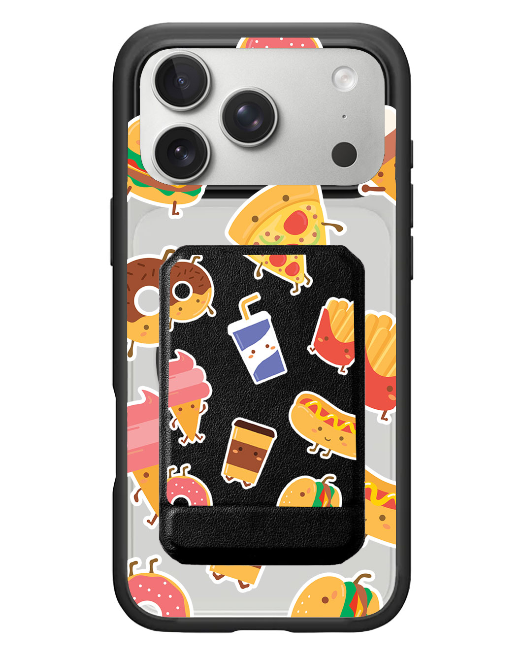 iPhone Magnetic Multifold Wallet - Fast Foodies