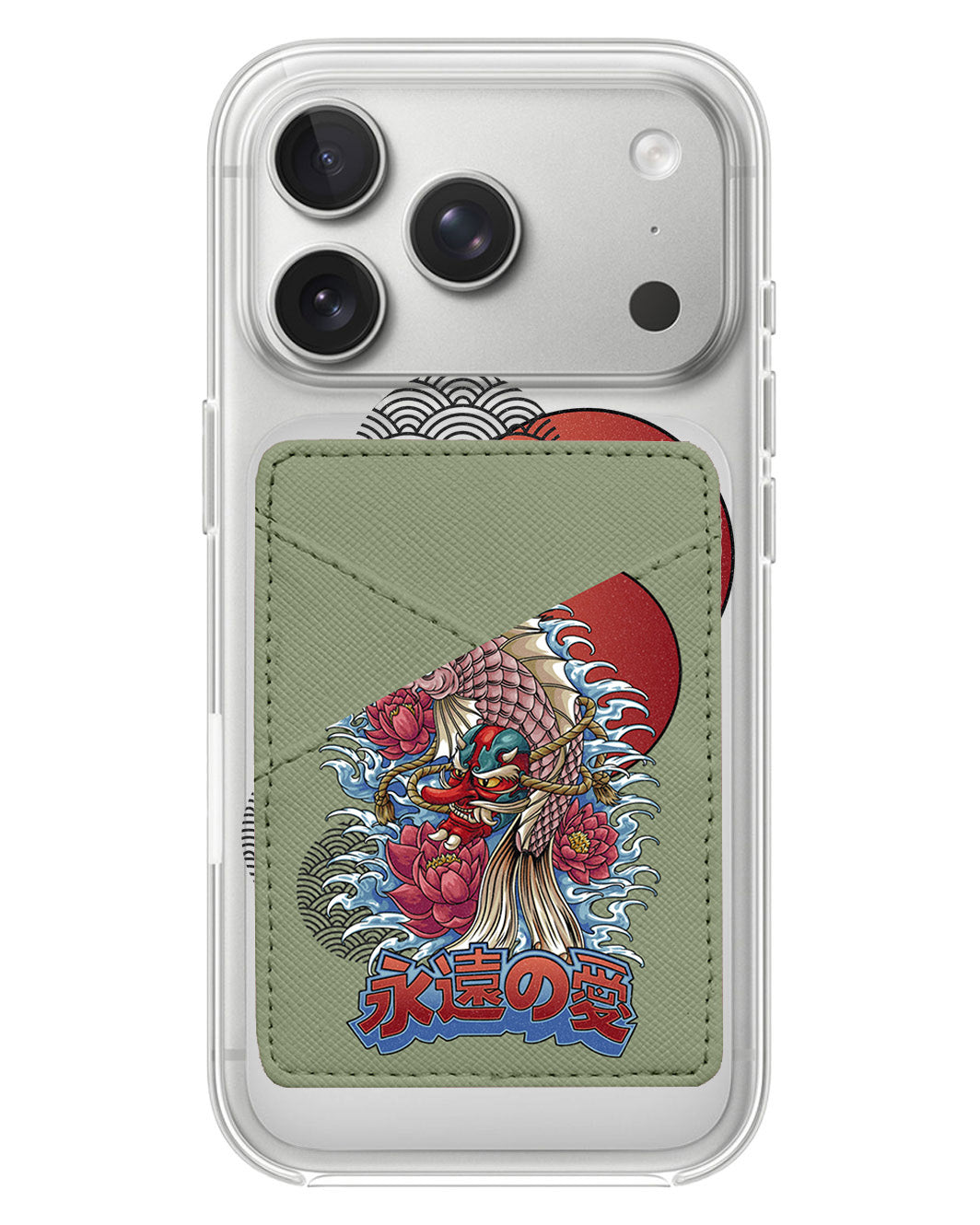 iPhone Phone Wallet Case - Oni Koi