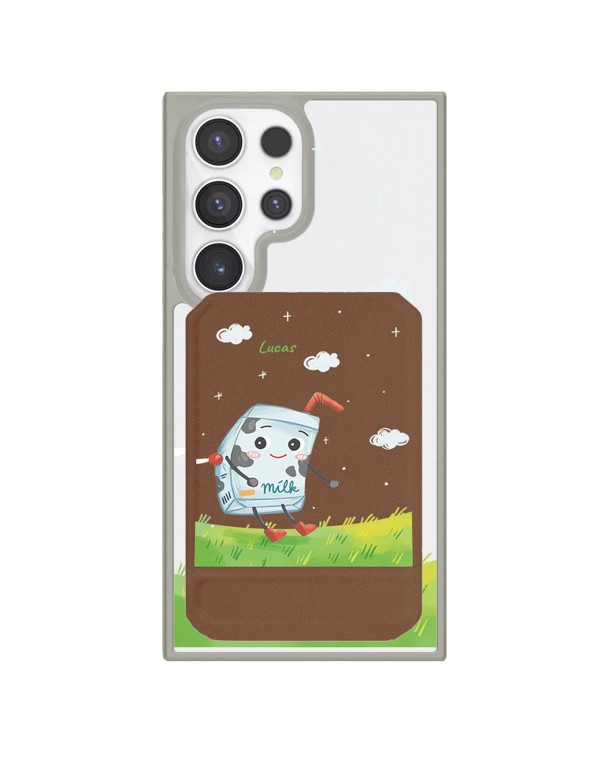 Android Magnetic Multifold Wallet - Milk To Cookies