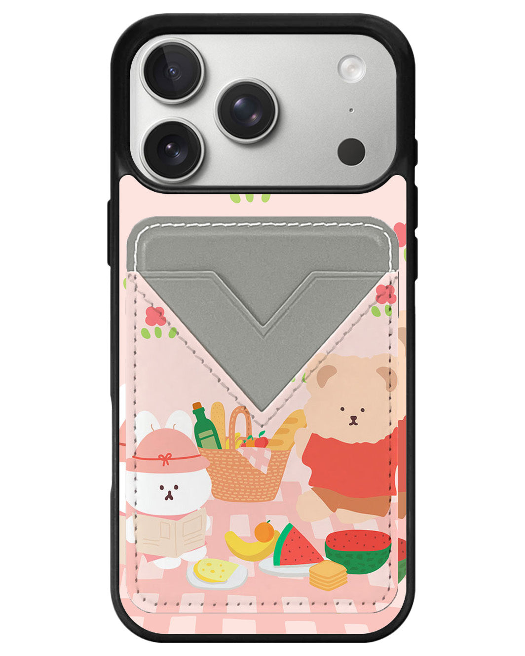 iPhone Avant Wallet Case - Picnic Pink