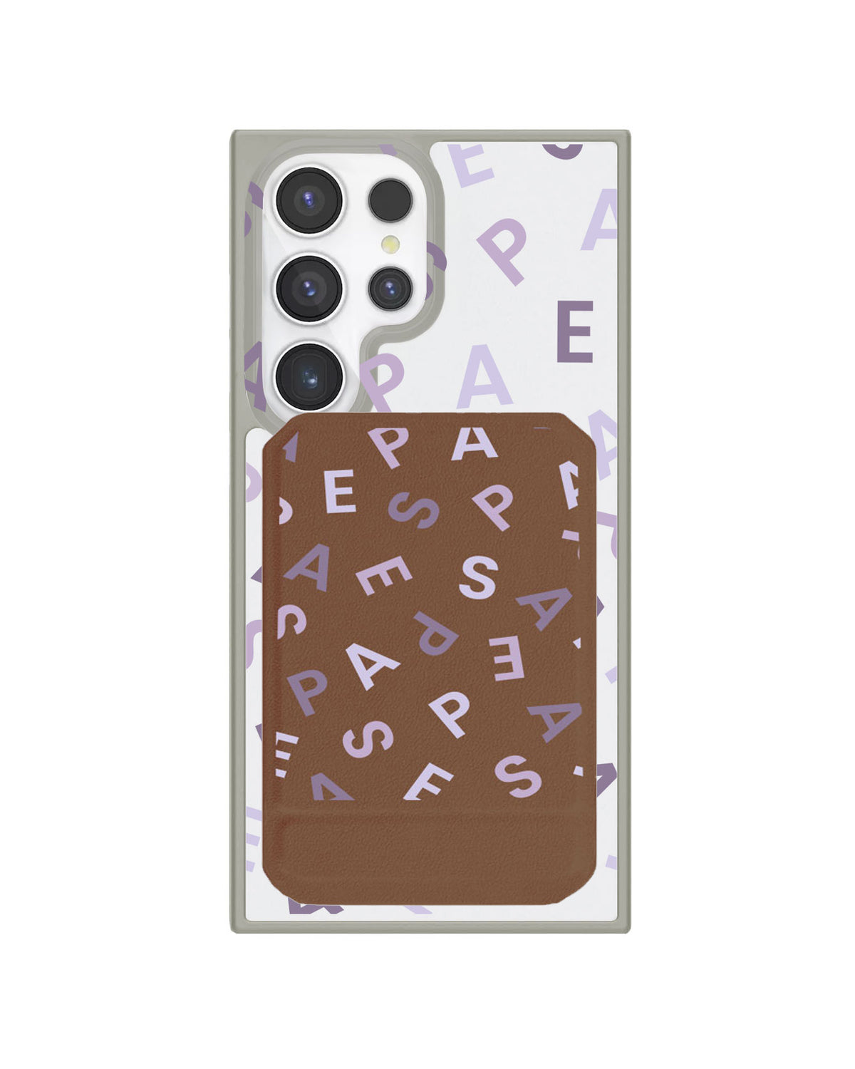 Android Magnetic Multifold Wallet - Aespa Monogram