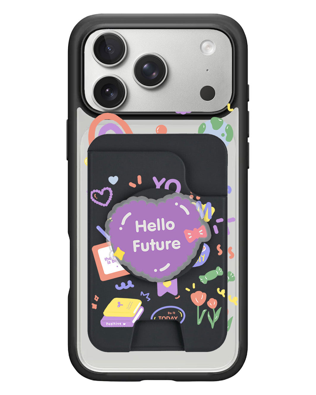 iPhone Magpop Wallet - Hello Future