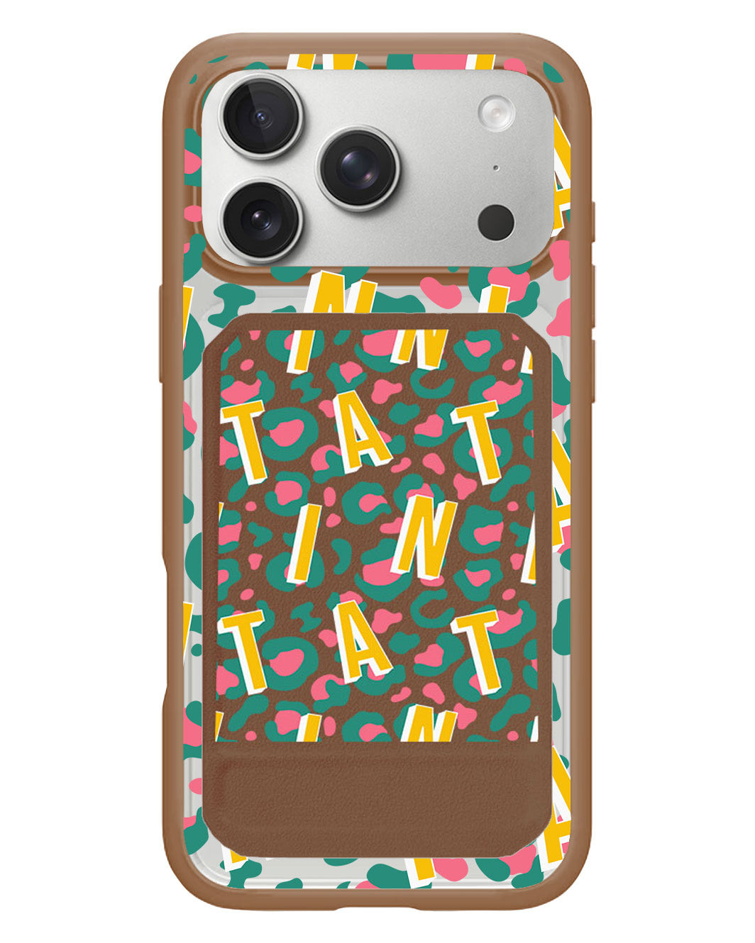iPhone Magnetic Multifold Wallet - Leopard Monogram 4.0