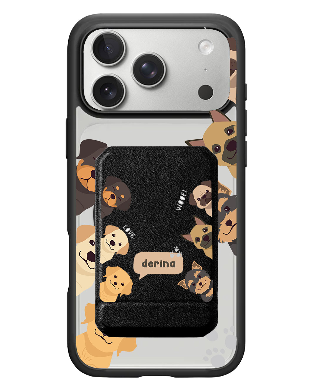 iPhone Magnetic Multifold Wallet - Ruff Family