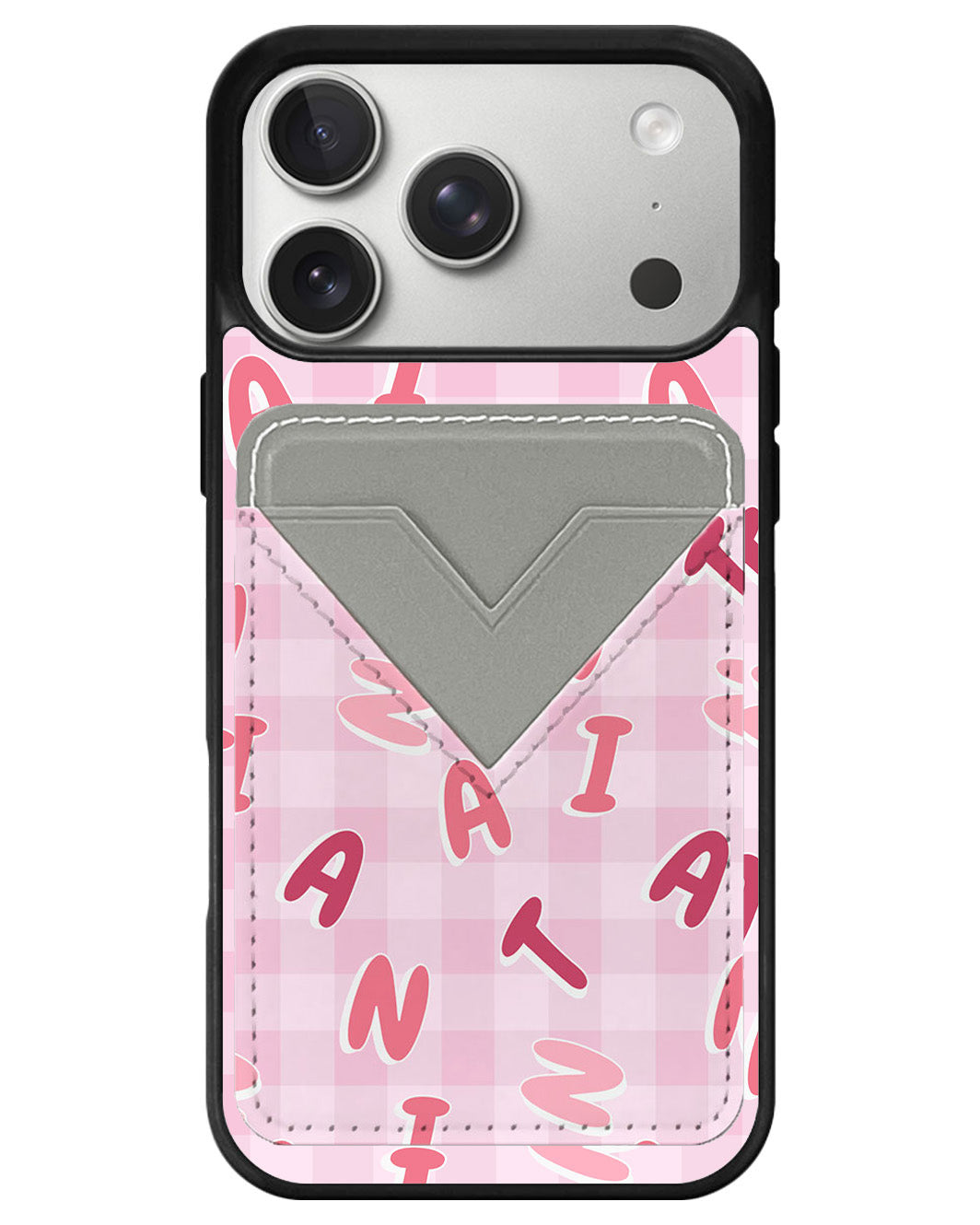 iPhone Avant Wallet Case - Checkered Monogram 1.0