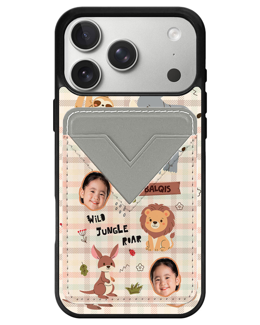 iPhone Avant Wallet Case - Face Grid Safari 3.0