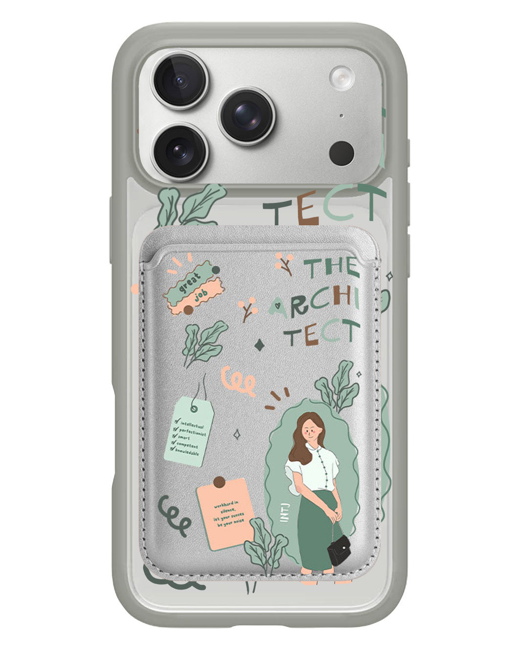 iPhone Magnetic Wallet Case - INTJ