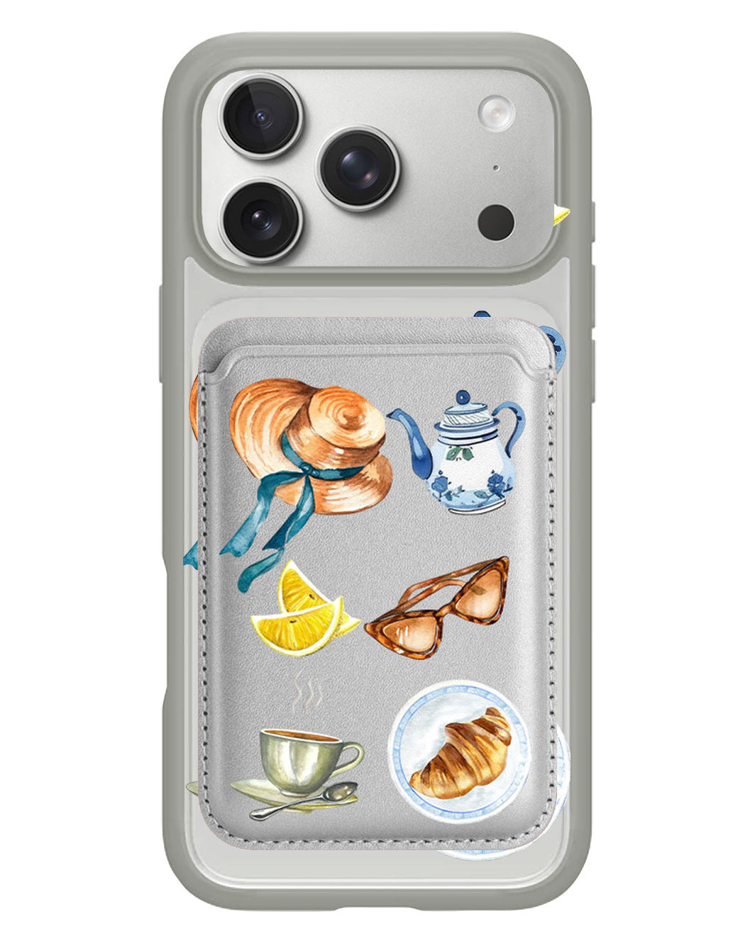 iPhone Magnetic Wallet Case - Afternoon Tea