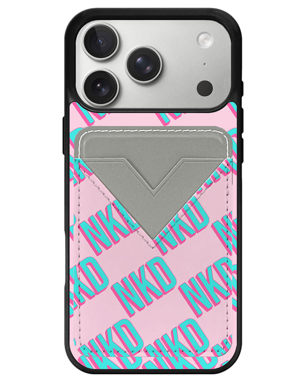 iPhone Avant Wallet Case - Diagonal Initial Monogram 4.0