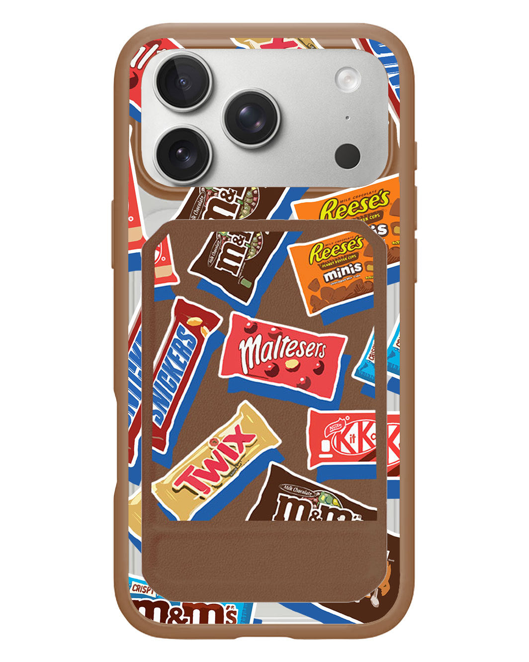 iPhone Magnetic Multifold Wallet - Choco Sweet