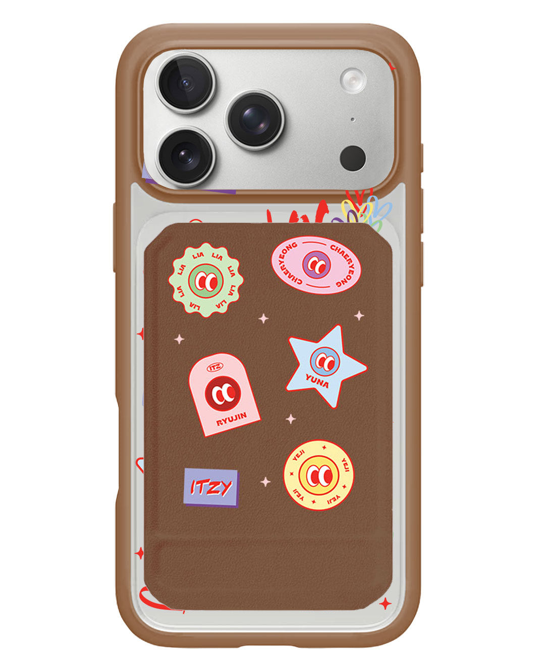 iPhone Magnetic Multifold Wallet - Itzy Sticker Pack