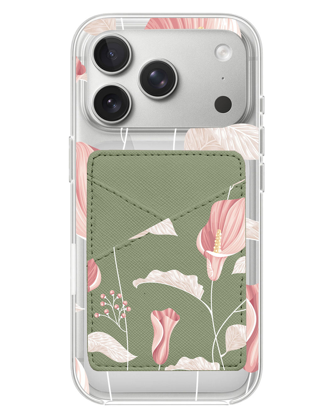 iPhone Phone Wallet Case - Easter Lily