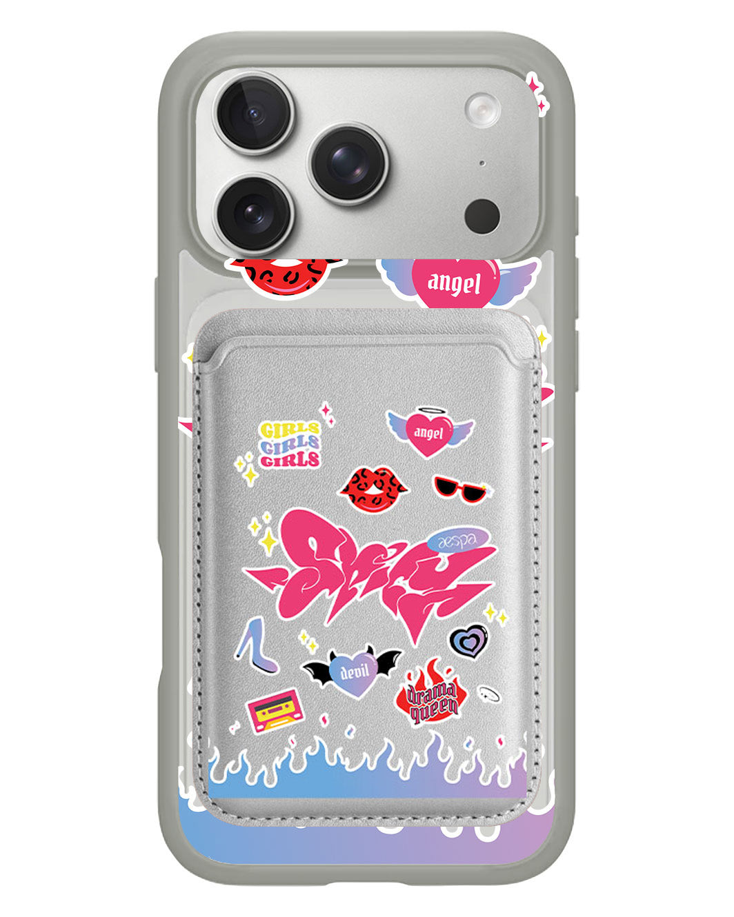 iPhone Magnetic Wallet Case - Aespa Spicy
