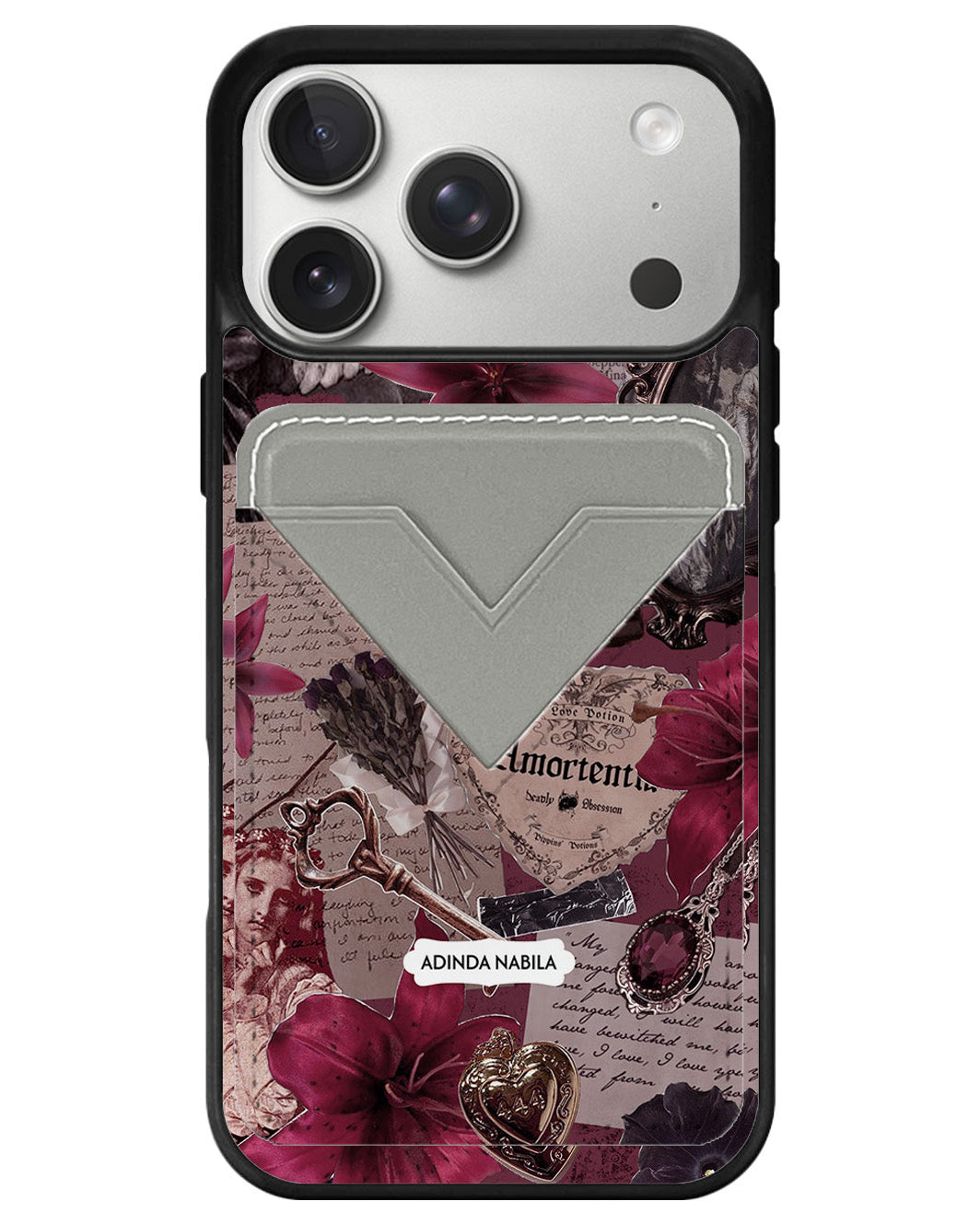 iPhone Avant Wallet Case - Goth Girl 1.0