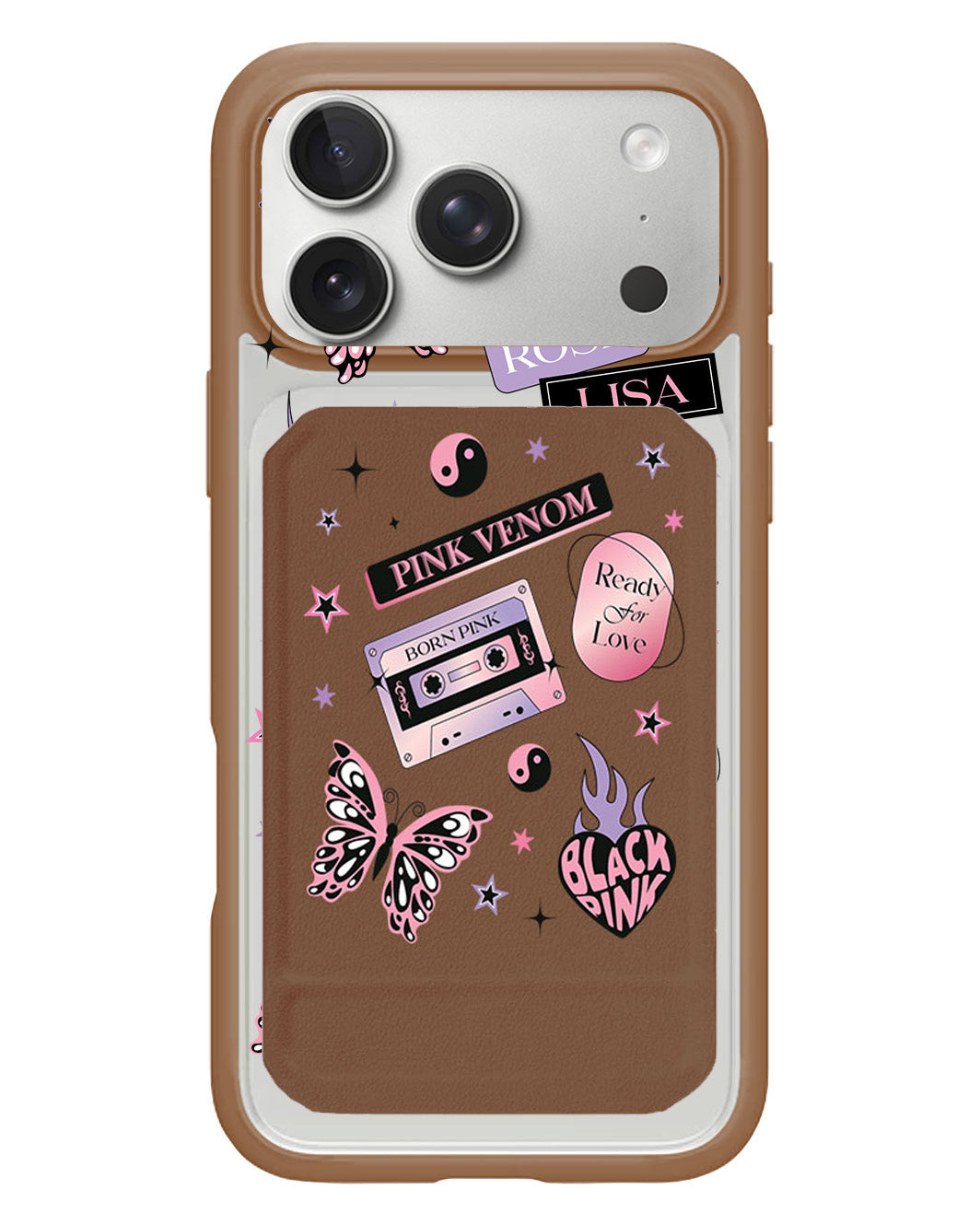 iPhone Magnetic Multifold Wallet - Blackpink Born Pink