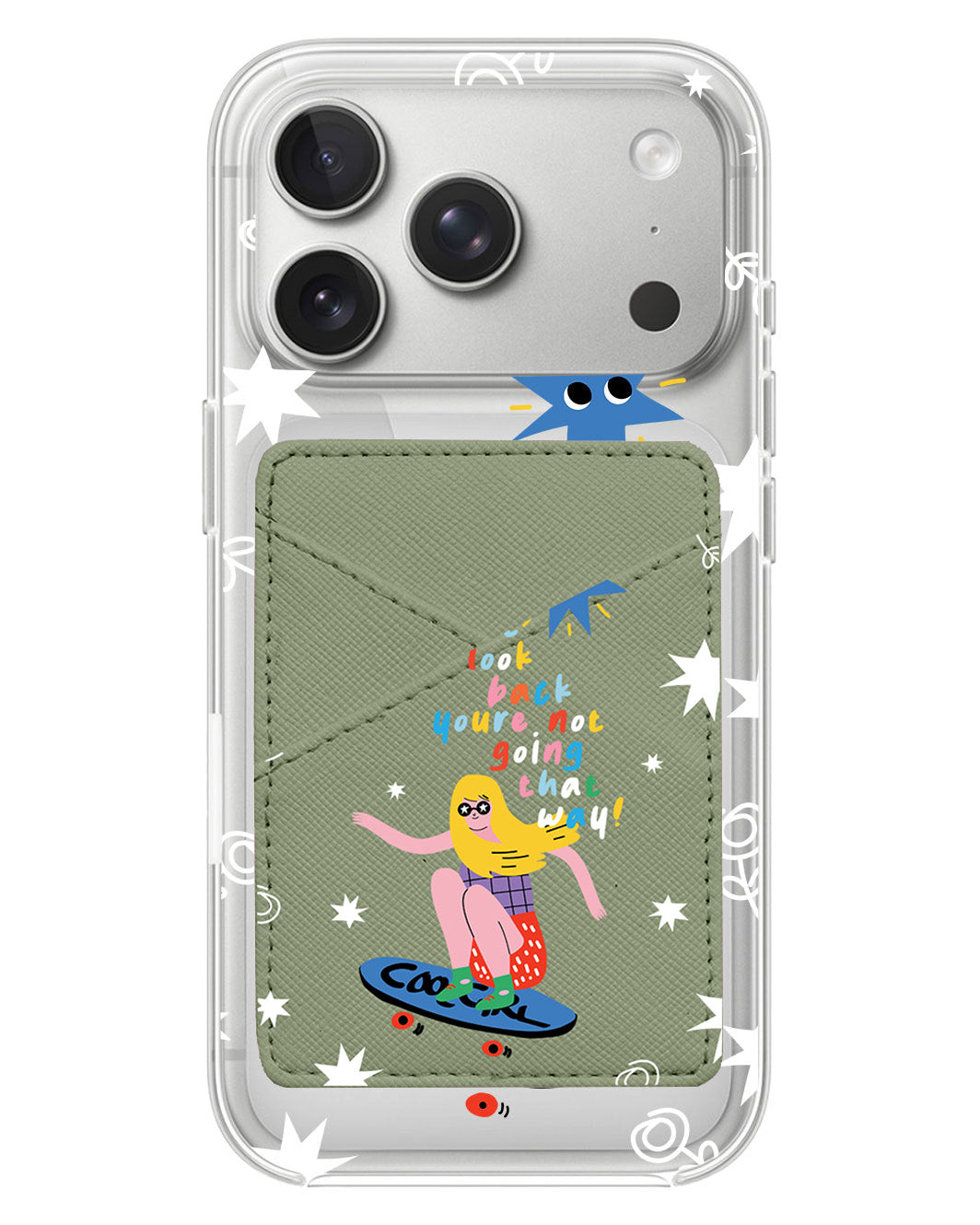 iPhone Phone Wallet Case - Keep Moving