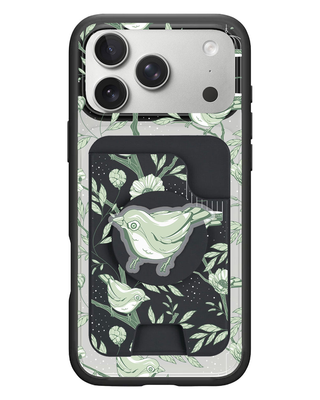 iPhone Magpop Wallet - Lovebird Monochrome 4.0