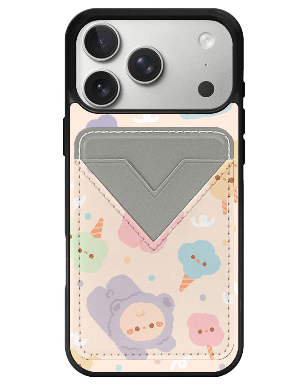 iPhone Avant Wallet Case - Cotton Teddy