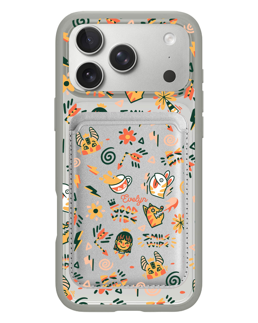 iPhone Magnetic Wallet Case - Wild & Free