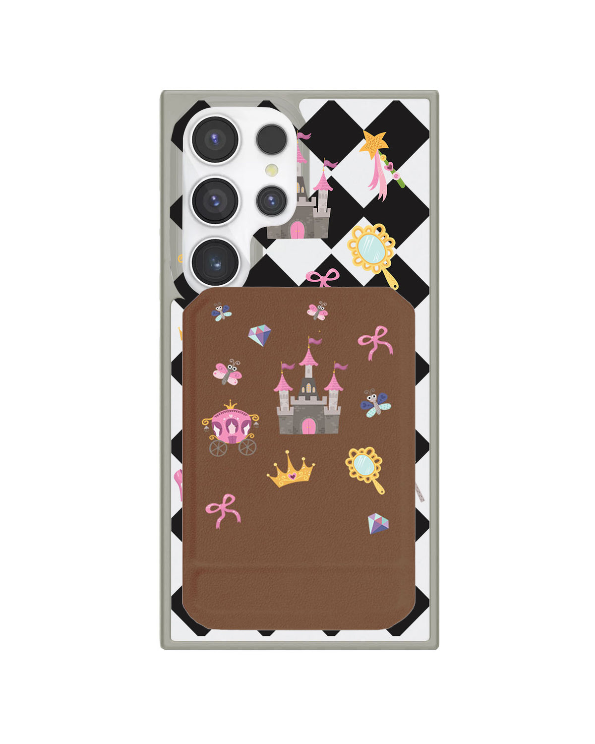 Android Magnetic Multifold Wallet - Little Princess