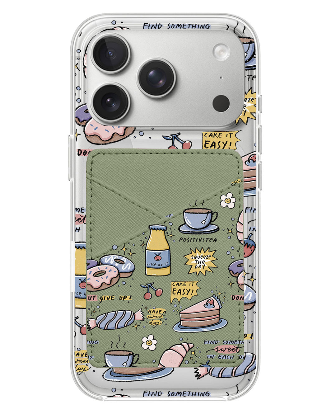 iPhone Phone Wallet Case - Sweets