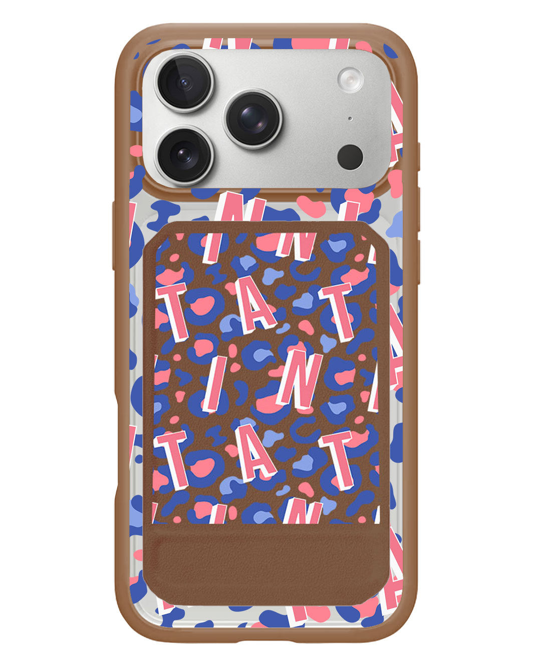 iPhone Magnetic Multifold Wallet - Leopard Monogram 1.0