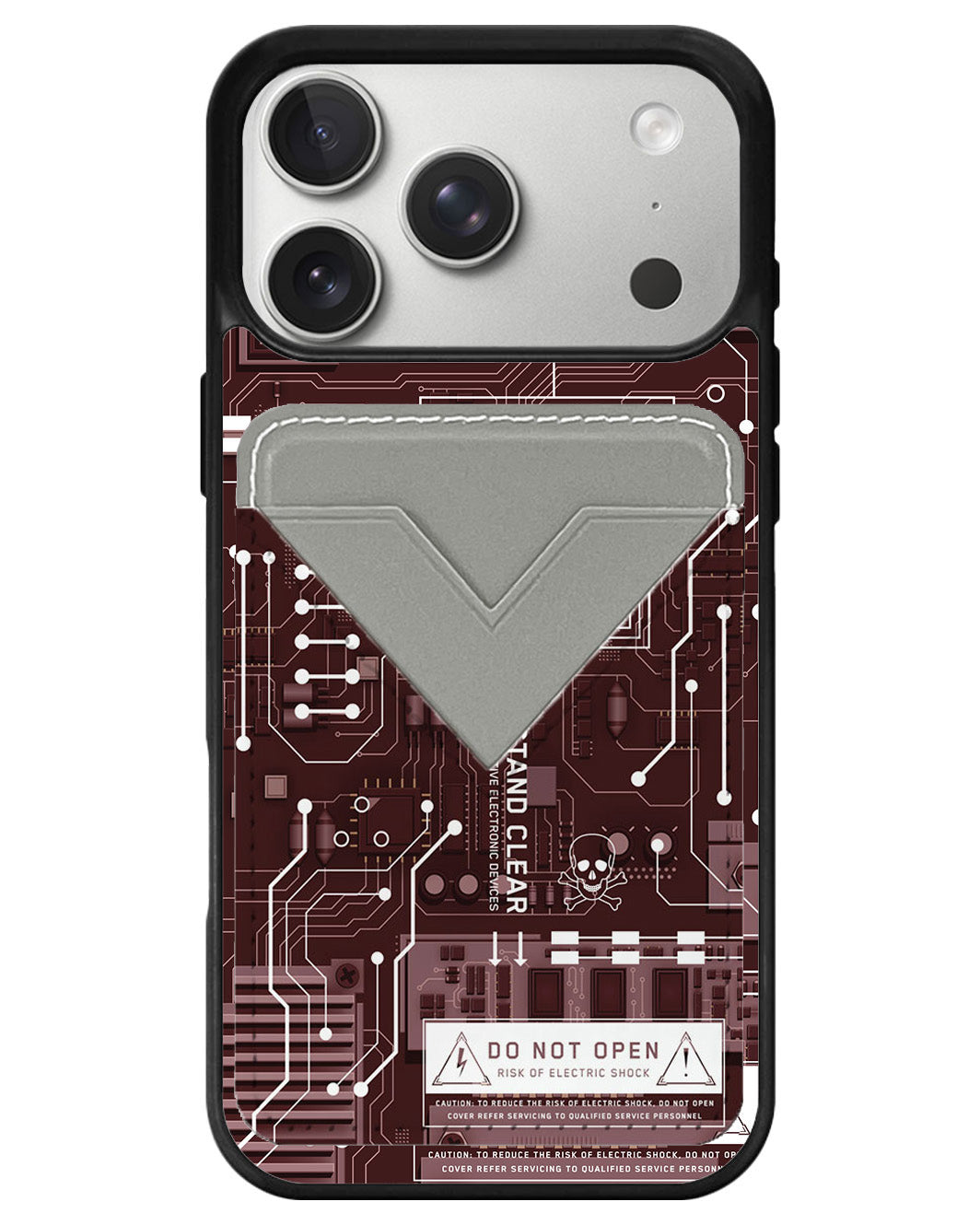 iPhone Avant Wallet Case - Circuit Red