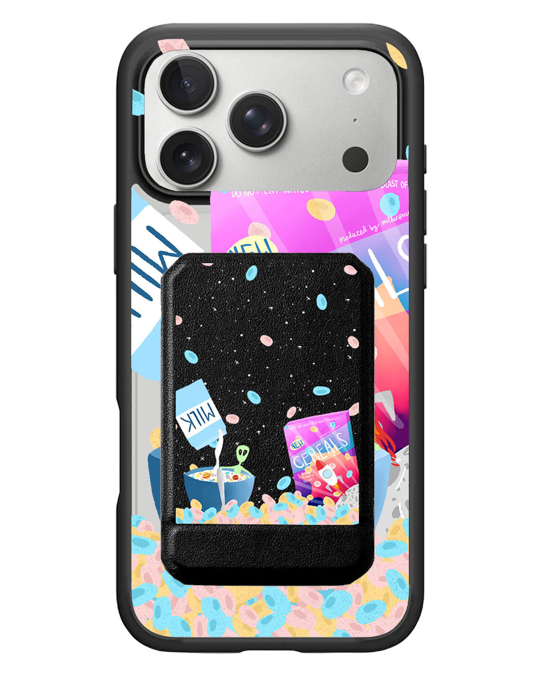 iPhone Magnetic Multifold Wallet - Cerealiens