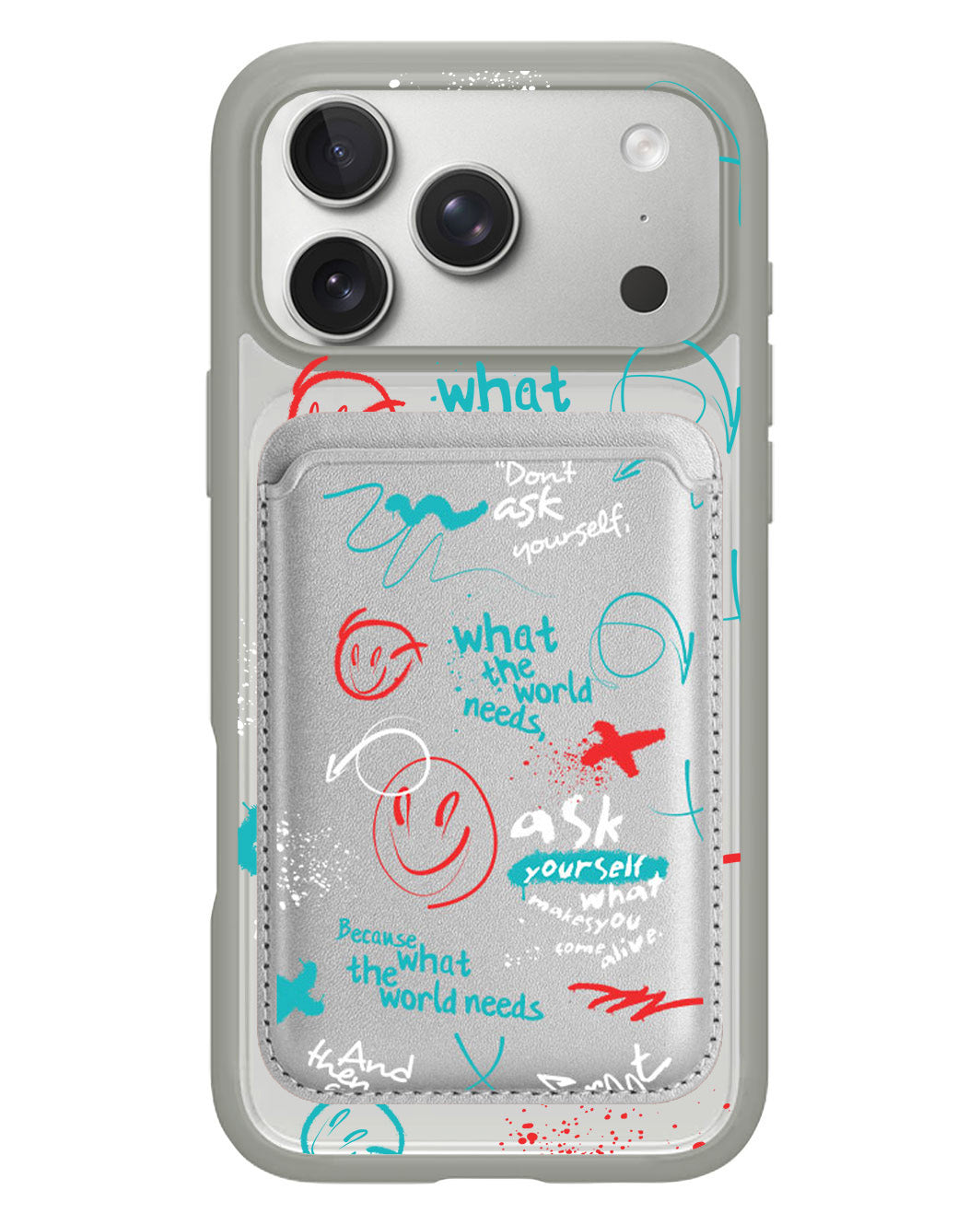 iPhone Magnetic Wallet Case - Graffiti 2.0