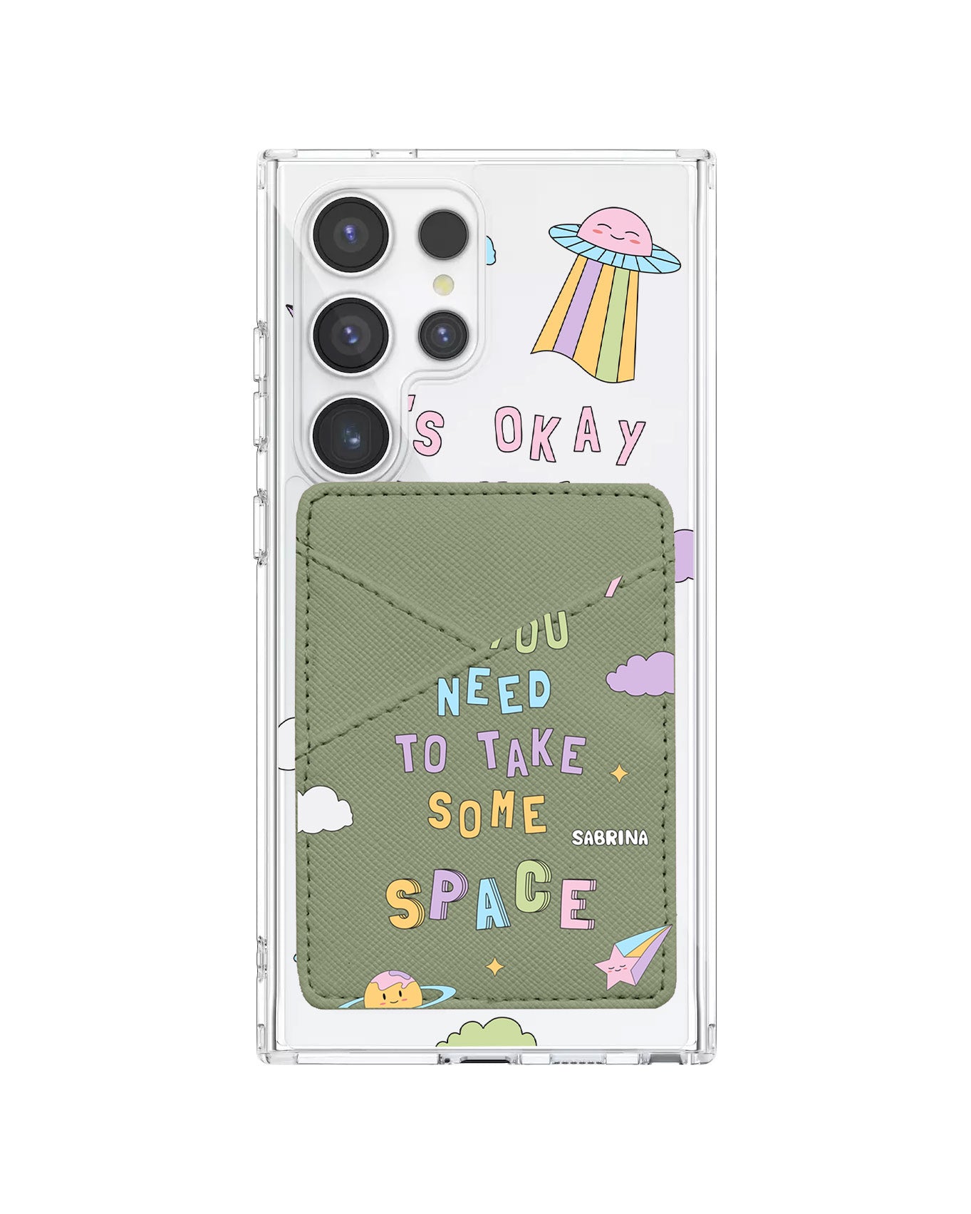 Android Phone Wallet Case - Space