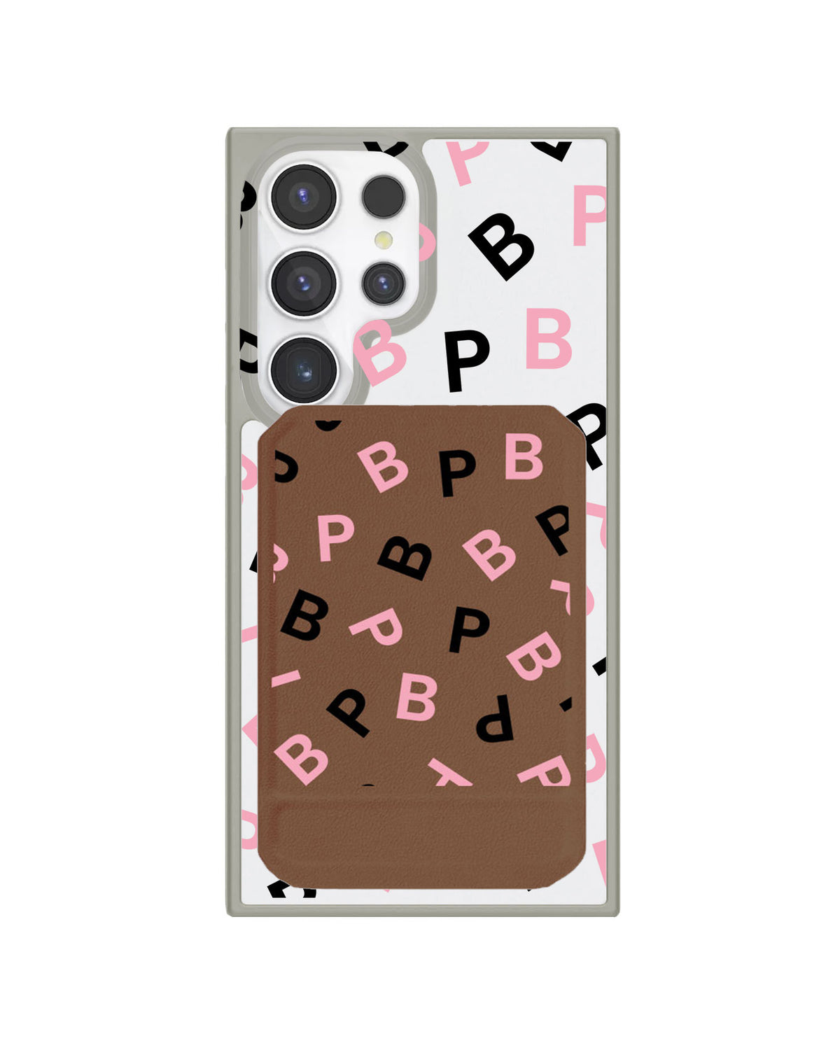 Android Magnetic Multifold Wallet - Blackpink Monogram