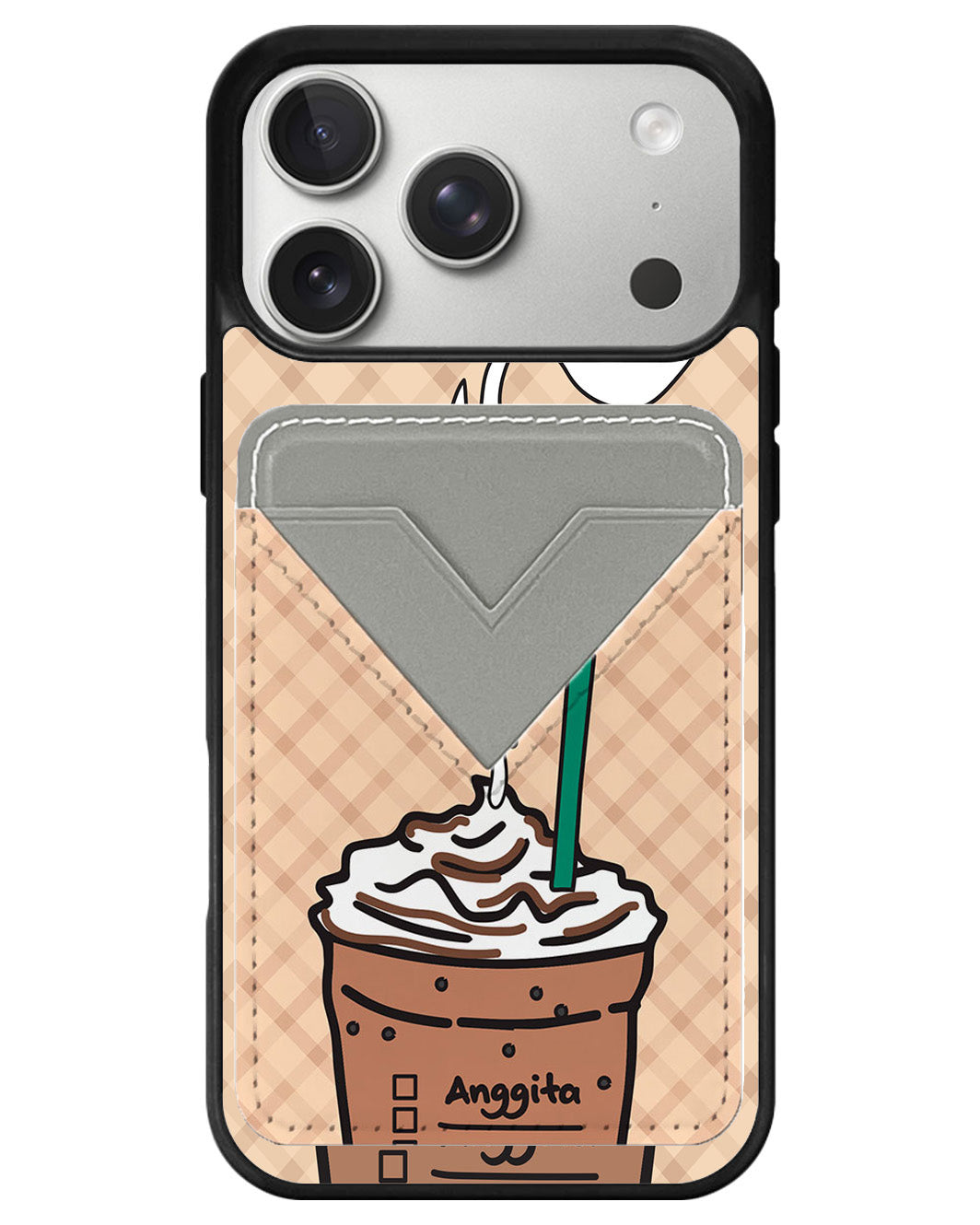 iPhone Avant Wallet Case - Frappe Coffeee