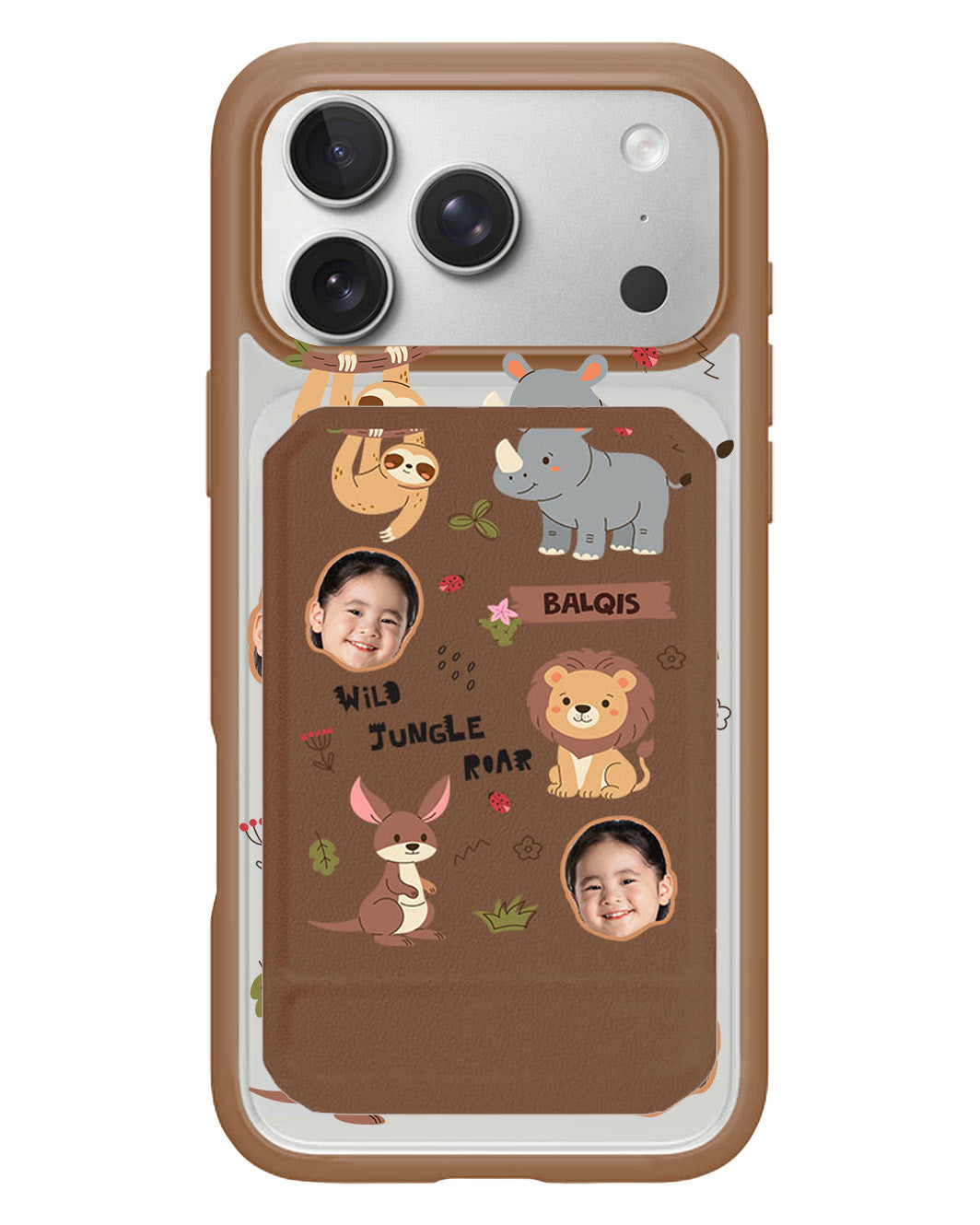 iPhone Magnetic Multifold Wallet - Face Grid Safari 3.0