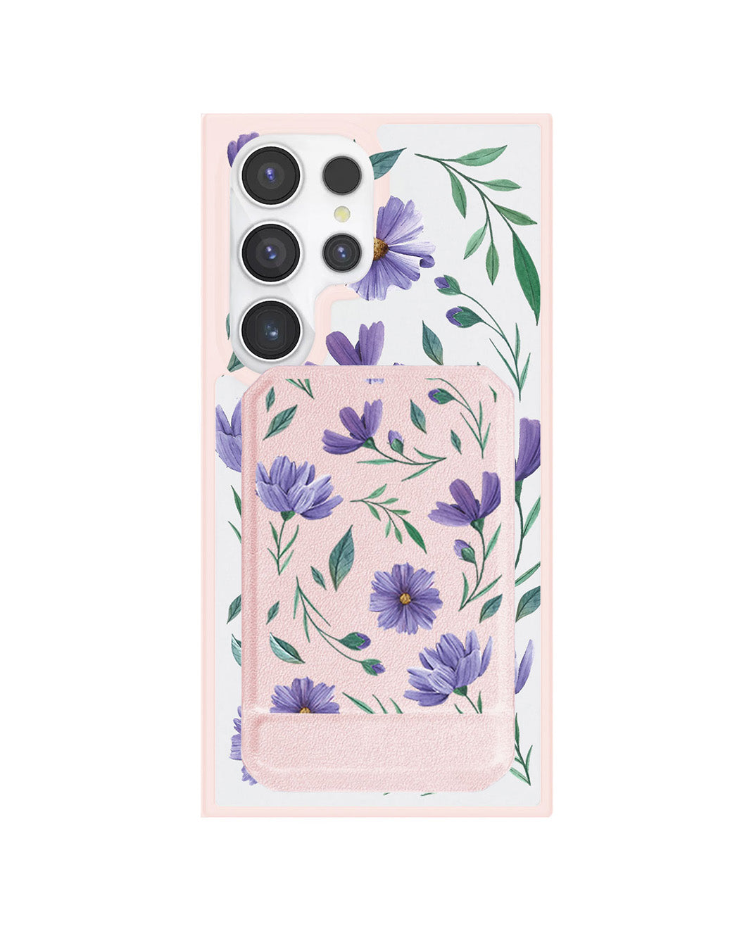 Android Magnetic Multifold Wallet - Violet 2.0