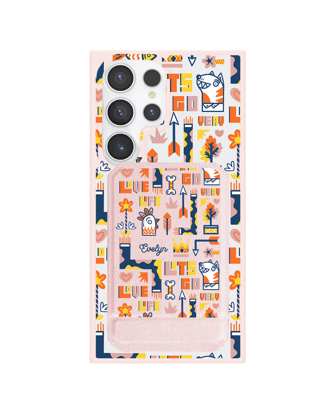 Android Magnetic Multifold Wallet - Life in Color