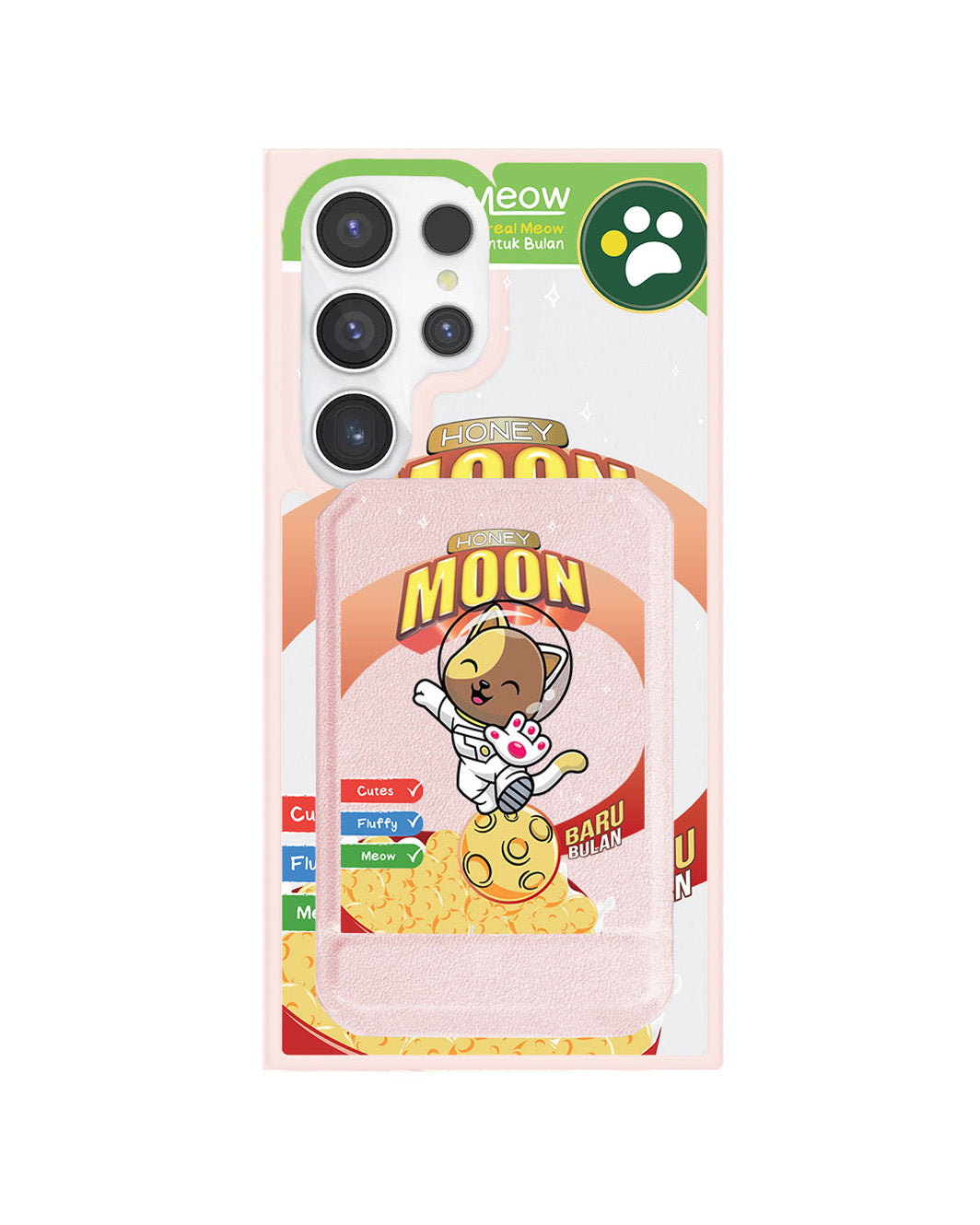 Android Magnetic Multifold Wallet - Honey Moon
