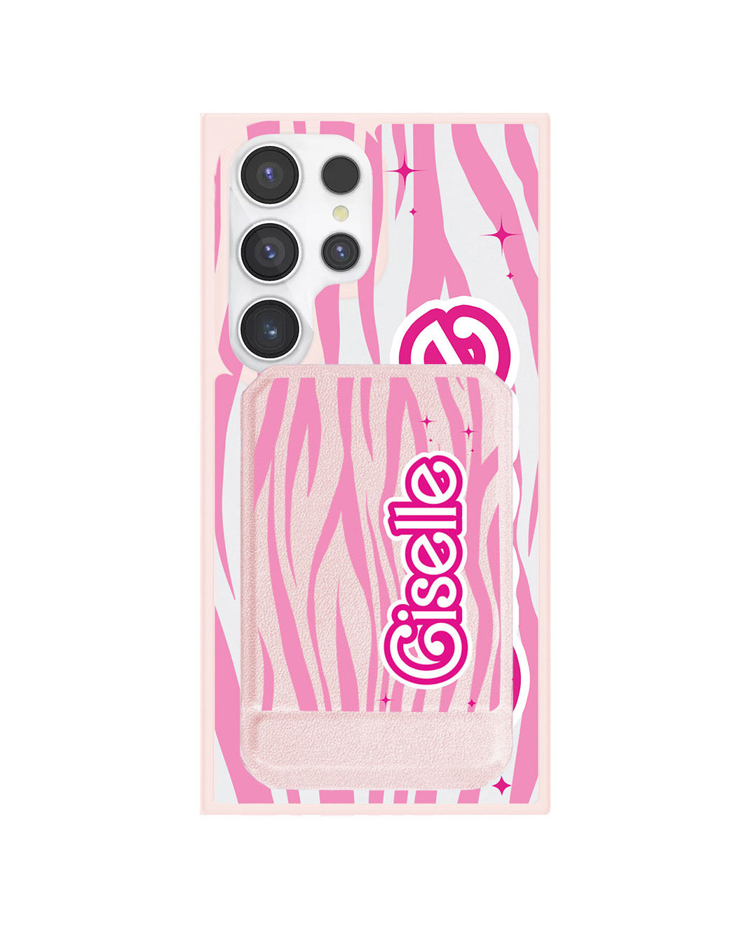 Android Magnetic Multifold Wallet - Barbie Zebra