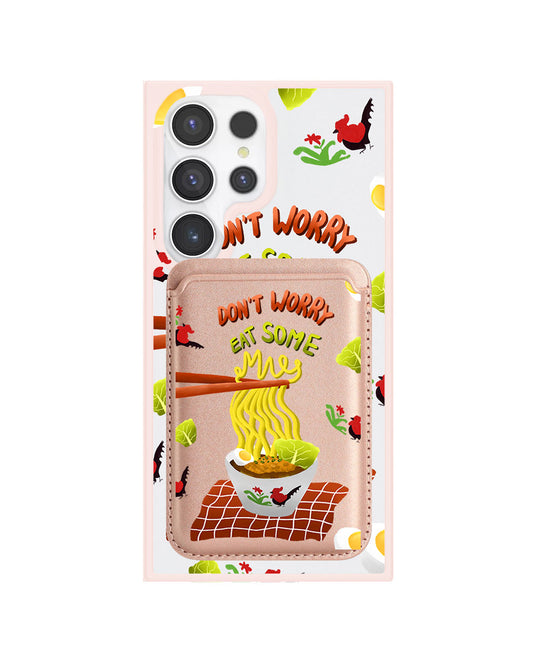 Android Magnetic Wallet Case - Go Eat Some Mie