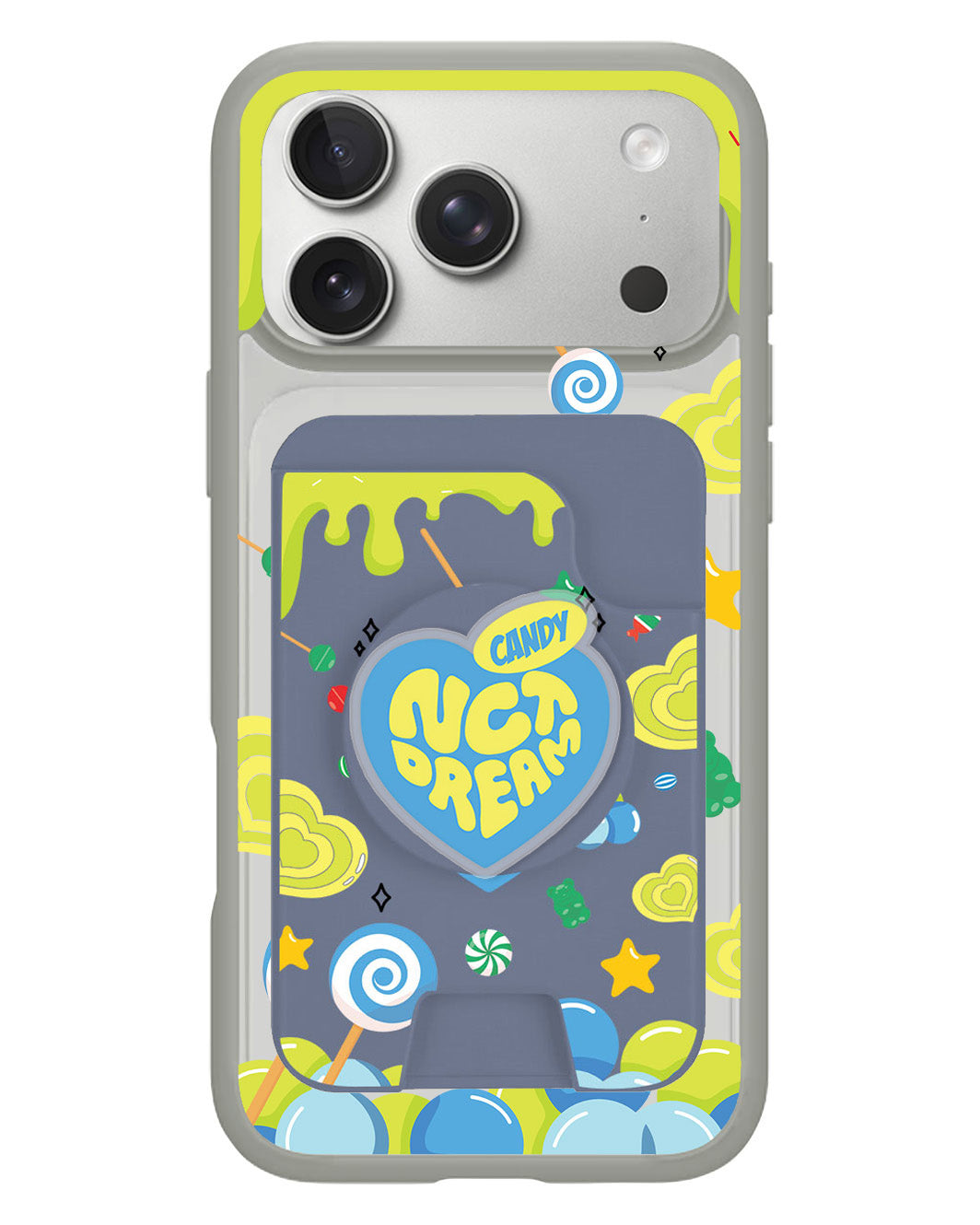 iPhone Magpop Wallet - NCT Dream Candy Lime Green